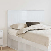 Testiera con testiera Bianco Lucido 135 cm Legno multistrato 887774