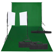 Kit per Studio Fotografico con Set di Luci e Fondalecod mxl 121429