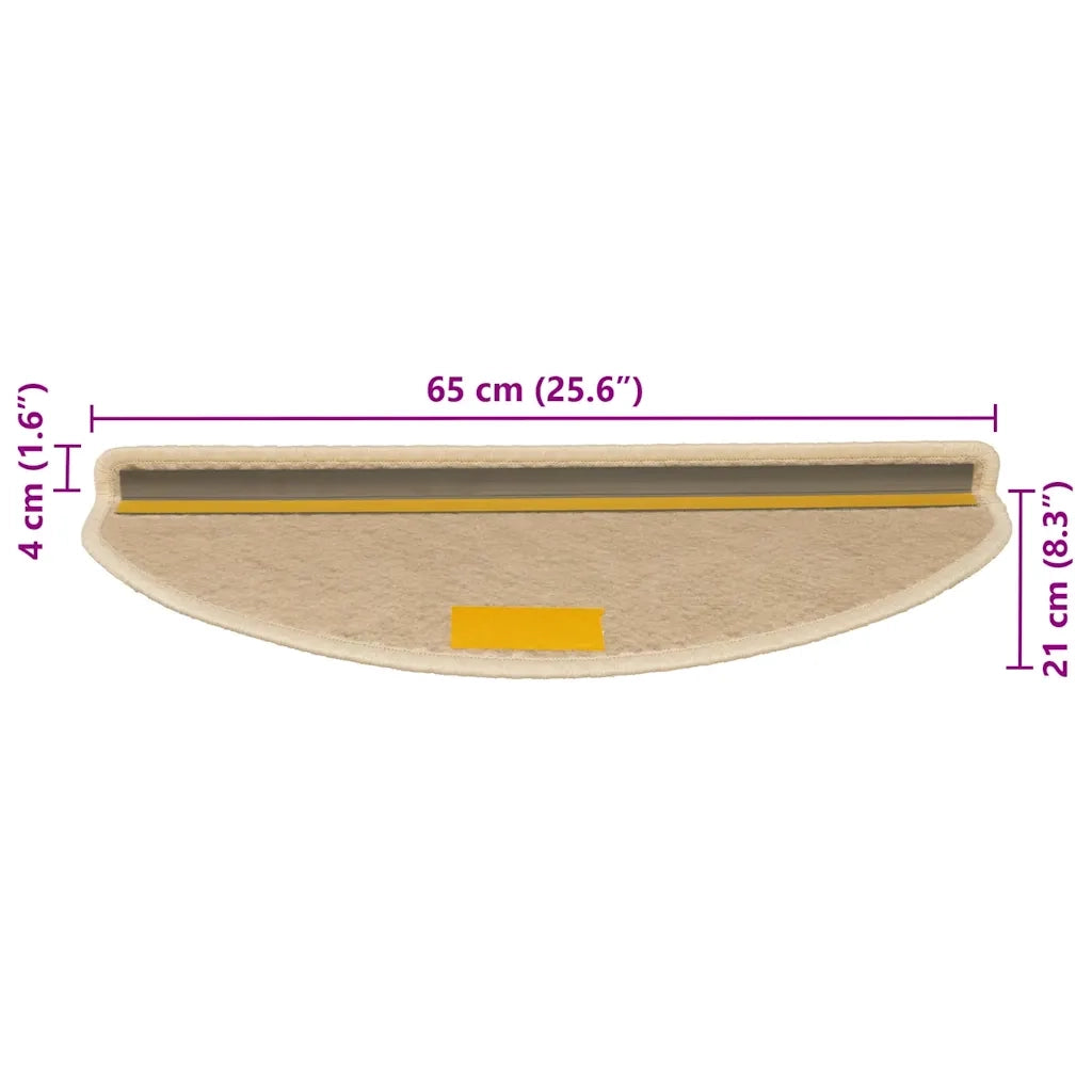 Tappeti Autoadesivi Scale Aspetto Sisal 30pz 65x21x4 cm Berbero 3365881