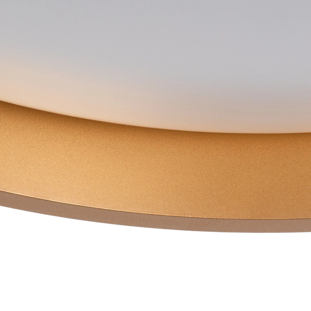 Plafoniera LED 25W CCT dimmer nero/oro Ø38 Kanlux SOLN