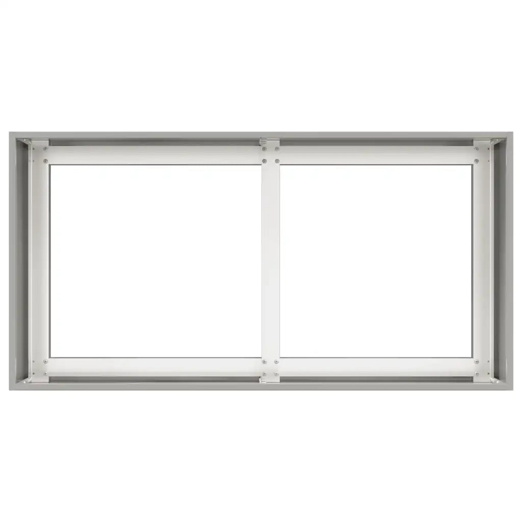 Fioriera | Cassetta per fiori | Vaso 80x40x40 cm in Acciaio Inox