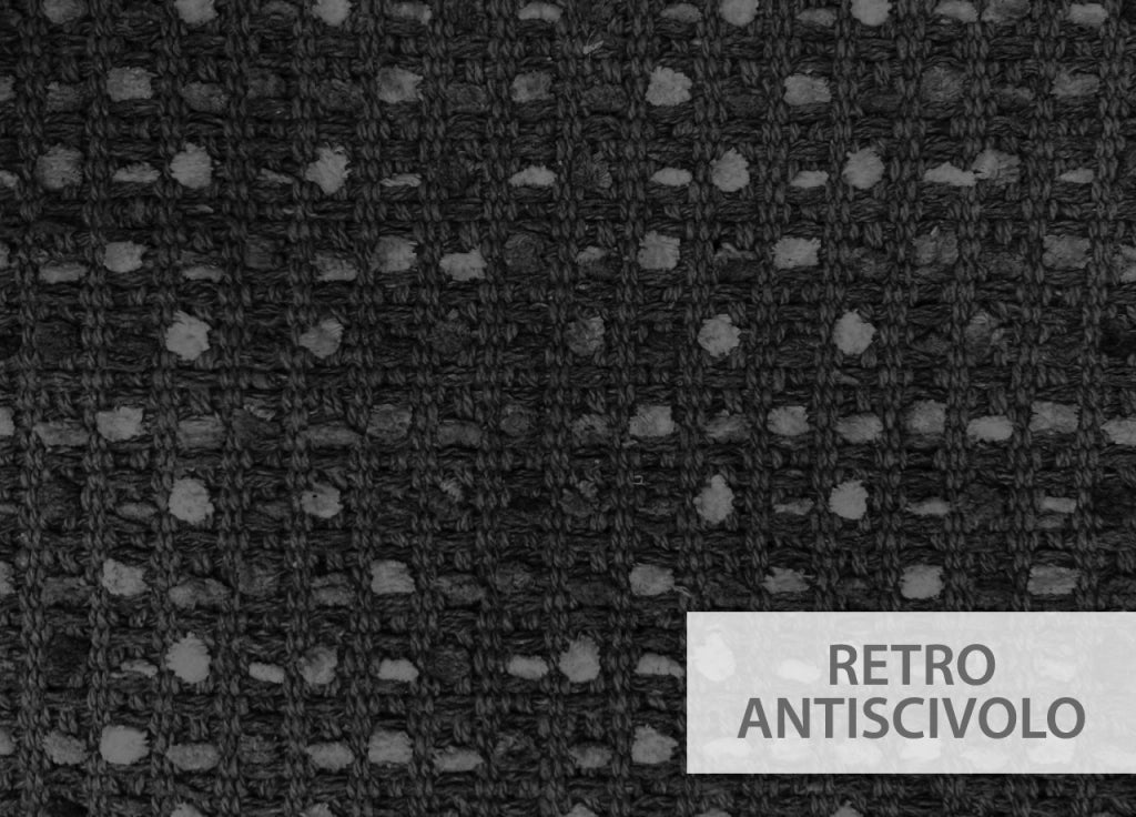 Tappeto Bagno Doccia Antiscivolo In Microfibra Super Assorbente Plot - 50x80 - Nero