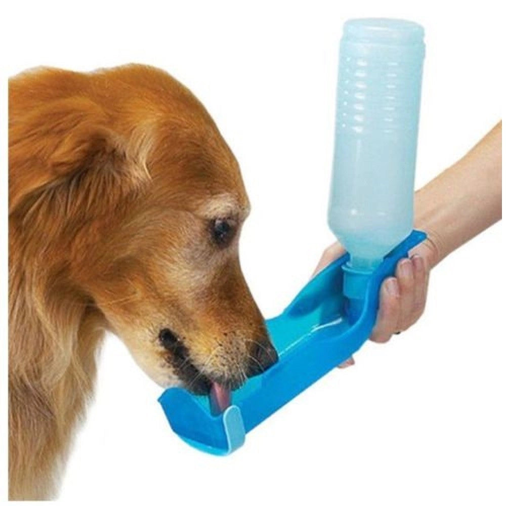 Trade Shop - Beverino Borraccia Ciotola Acqua Per Cani Animali Da Viaggio 250ml Portatile -