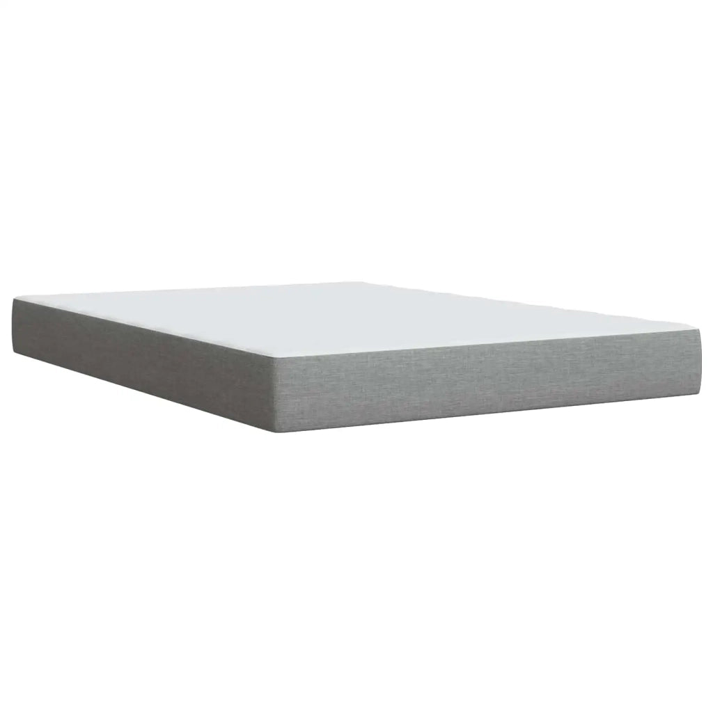 Letto box spring con materasso Grigio Chiaro 160 x 200 cm 3450523