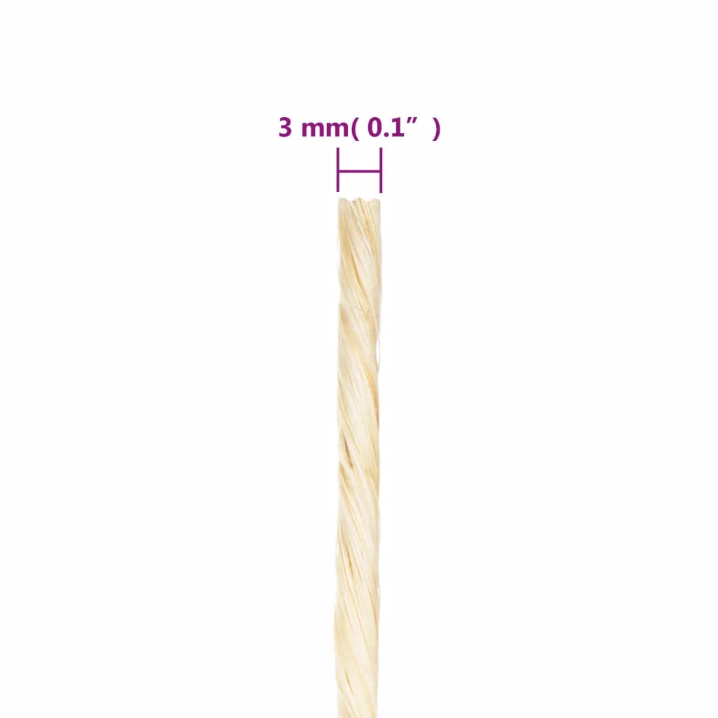 Corda in Sisal 100% 3 mm 1000 m 155006