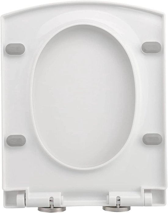 Accessori per la toilette multifunzionali con chiusura stilizzata, più spessa, silenziosa e lenta, rimovibile, per accessori da bagno, adatta a tutti i normali gabinetti