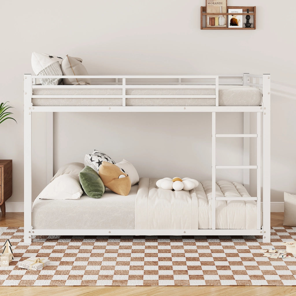 Letto a castello funzionale in metallo 140x200 cm