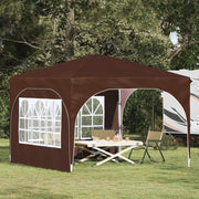 Tenda per feste a pop-up 290 x 290 x 245 cm Marrone 42019863