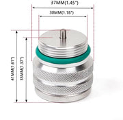 Indicatore di Olio di Alta Qualità - Visualizzazione Temperatura Olio Motore - Lega di Alluminio - Installazione sulla Parte Anteriore - Compatibile con W650/W400/W800 - Facile da Installare - Termometro per Motocicletta