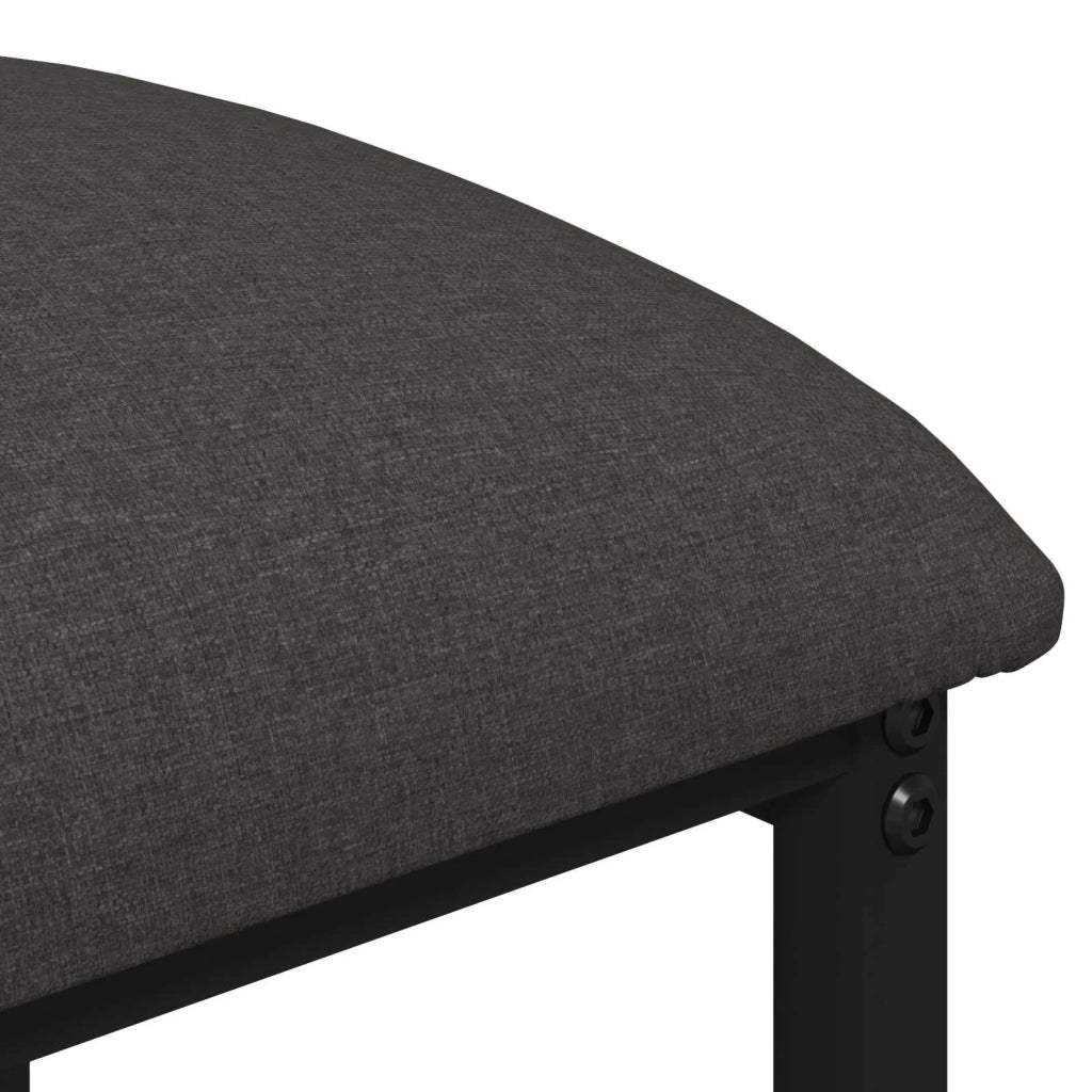 Sgabello da bar Grigio Scuro 40 x 32 x 74 cm 8006219