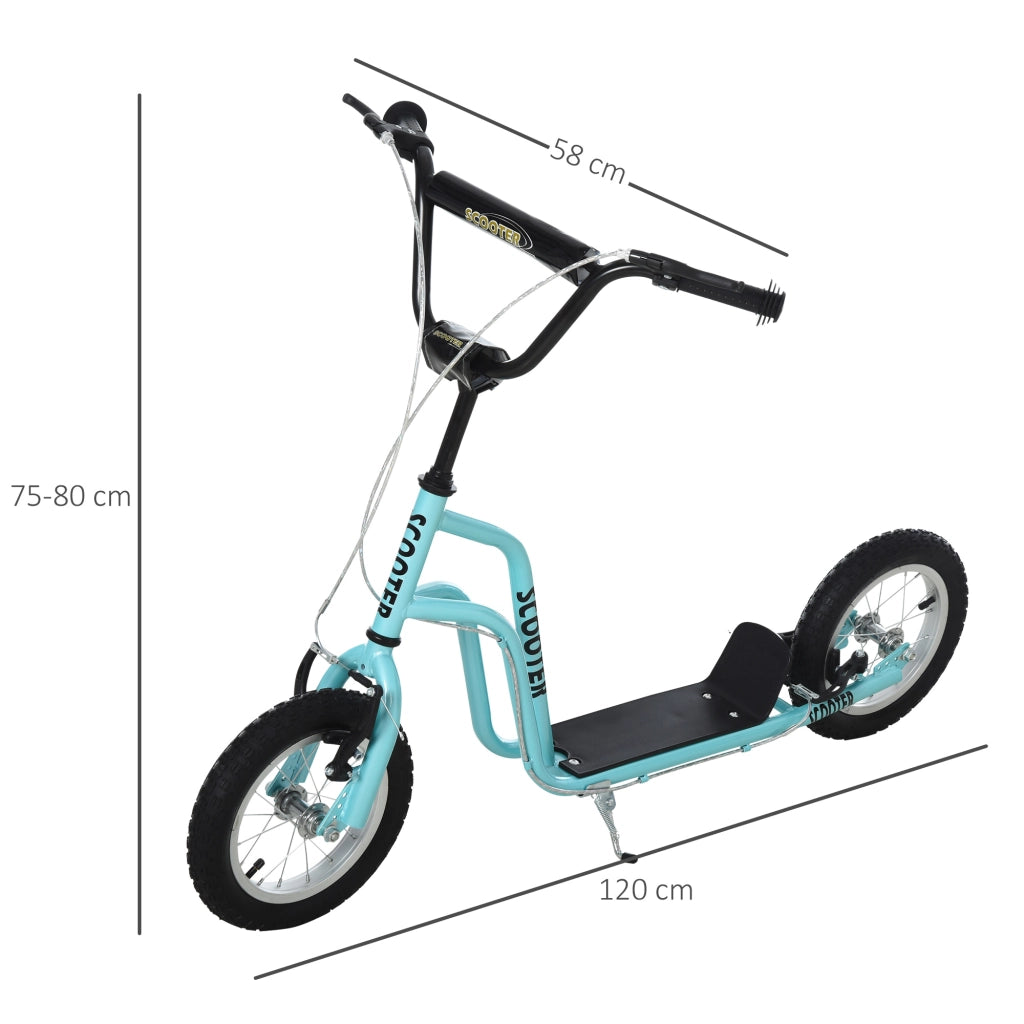 Monopattino per Bambini ¨C zephmum ¨C Blu, Metallo, Ruote 12 Pollici