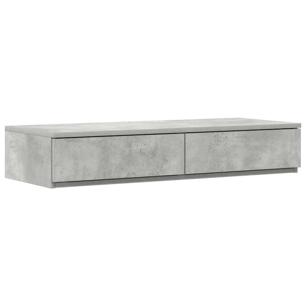 Struttura letto con contenitore con porta Grigio cemento 90 cm 3335608