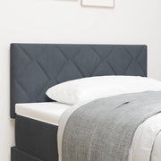 Testiera  Design Blocchi Diamante Grigio Scuro 90 cm in Velluto