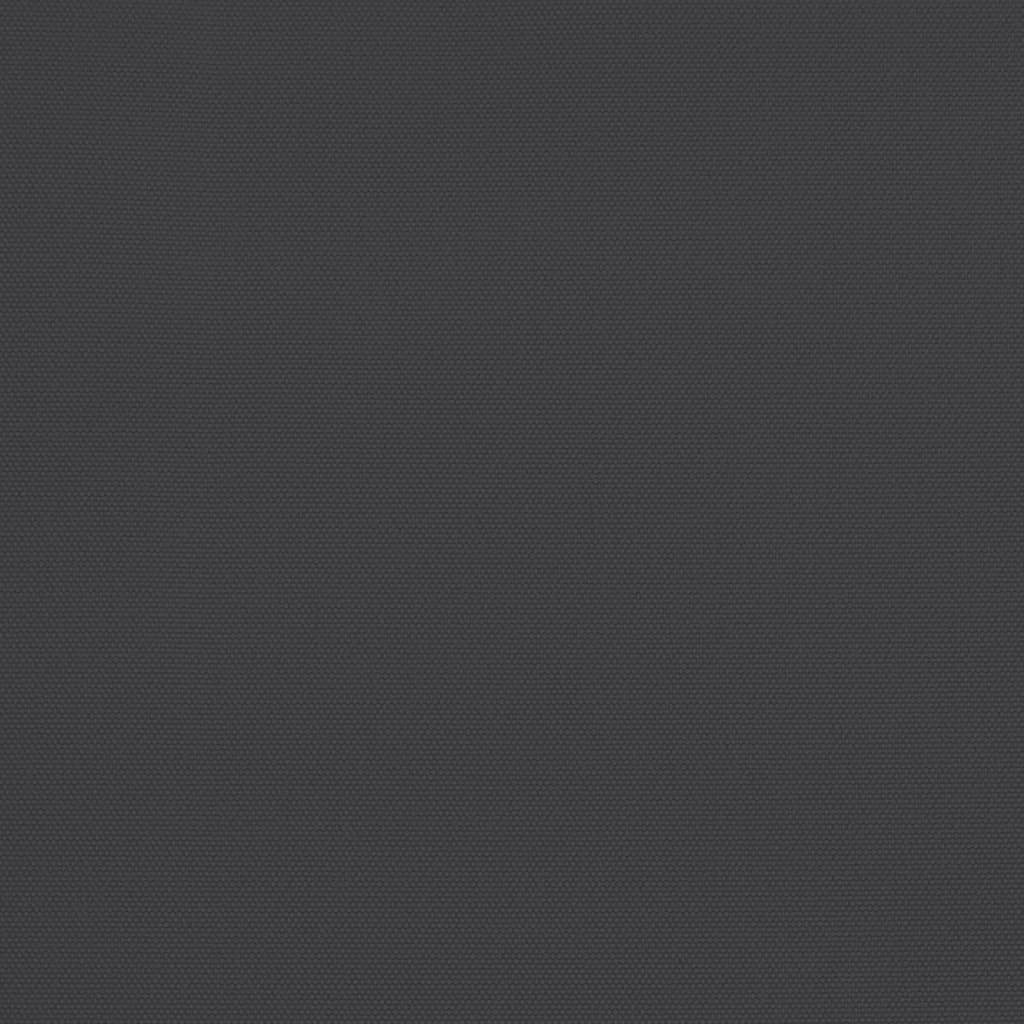 Ombrellone da balcone con palo in alluminio 300 x 150 x 253 cm metà nero 02_0008303