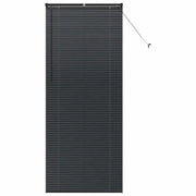 Tendaggi a Veneziana | Tenda a lamelle Nero 220 x 95 cm Alluminio
