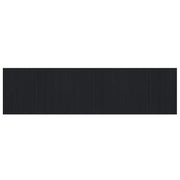 Tappeto del soggiorno | Tappeto Rettangolare Nero 80x300 cm in Bamb¨´