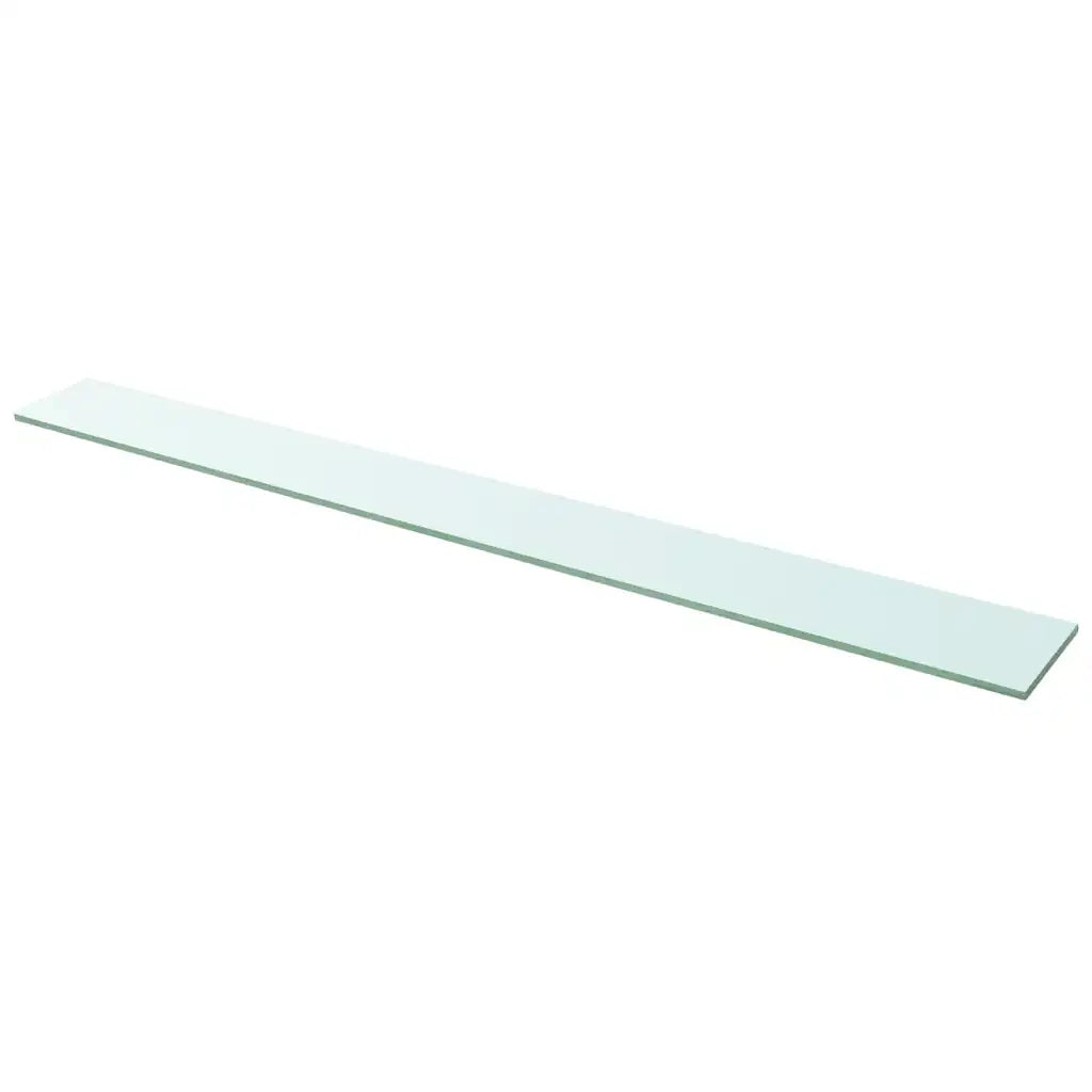 2 pz Mensole | Ripiano | Scaffale in Vetro Trasparente 110x12 cm