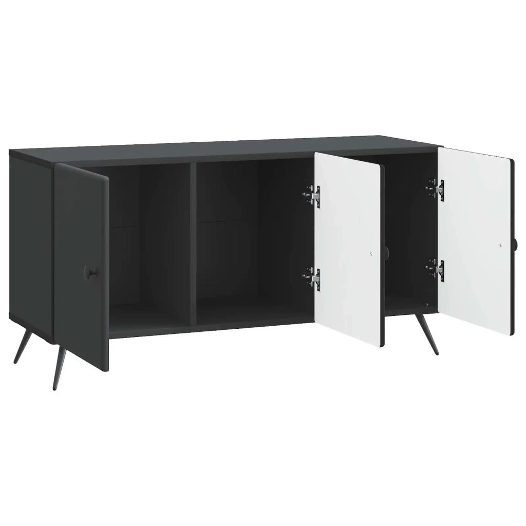 Mobile TV Nero 99 x 34,5 x 50 cm Legno ingegnerizzato