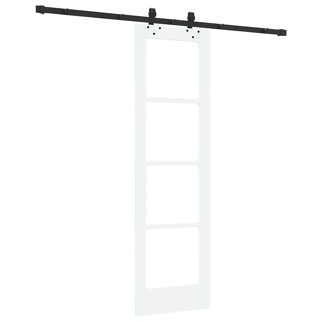 Porta scorrevole ORKDAL Bianco e Nero 61 x 198,5 cm 3332182