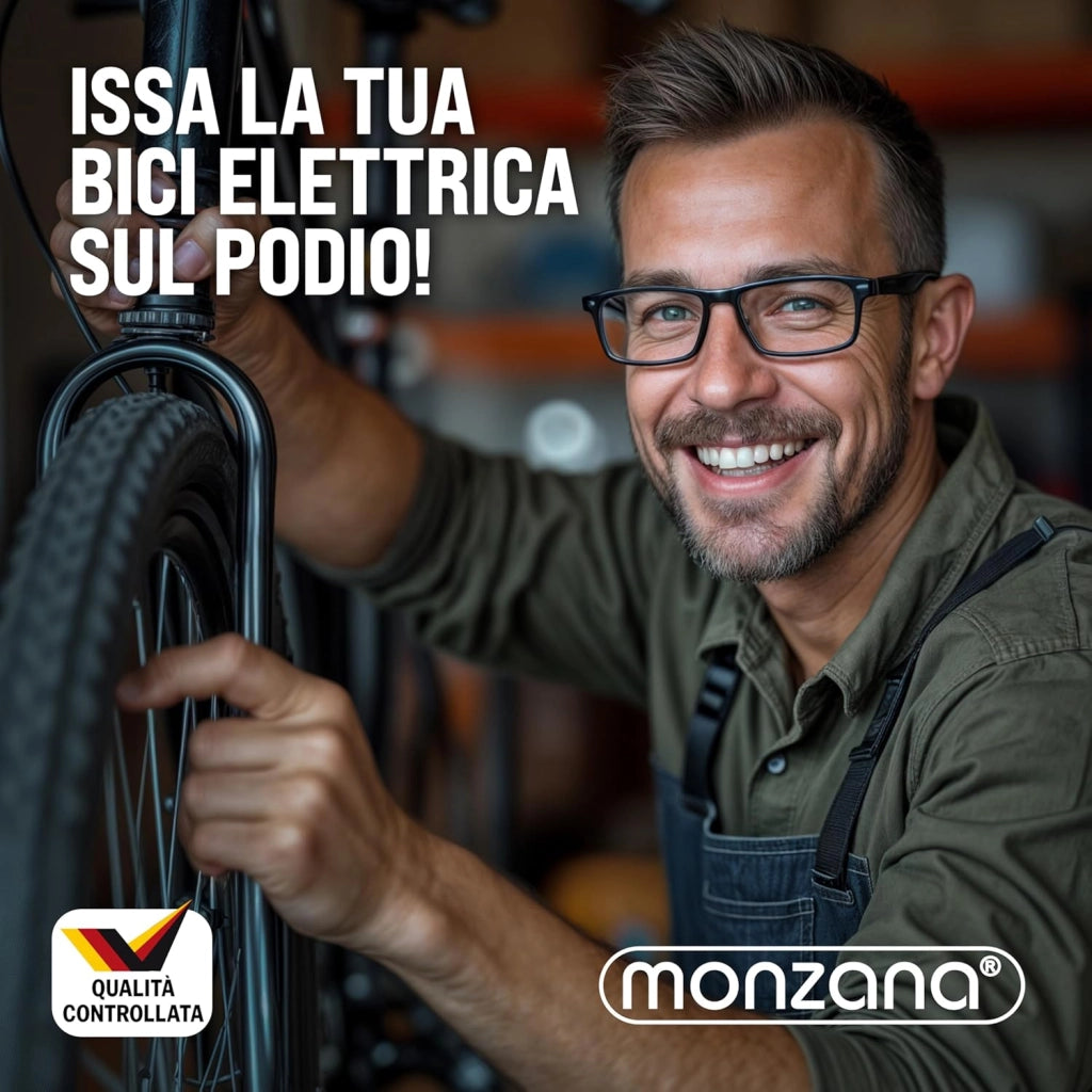 ® Cavalletto Riparazioni Biciclette fino a 50kg Borsa Trasporto Pieghevole Asta Regolabile Montaggio Bici Elettriche E-Bike Officina