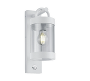 Applique Lanterna Led da Esterno Sensore Movimento E27 Bianco Sambesi GD Trio