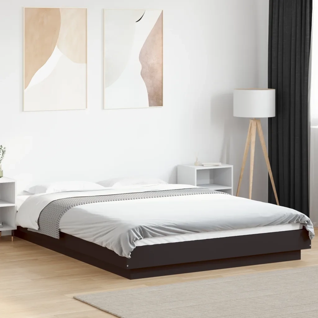 Giroletto Nero 120x200 cm in Legno Multistrato 3281197
