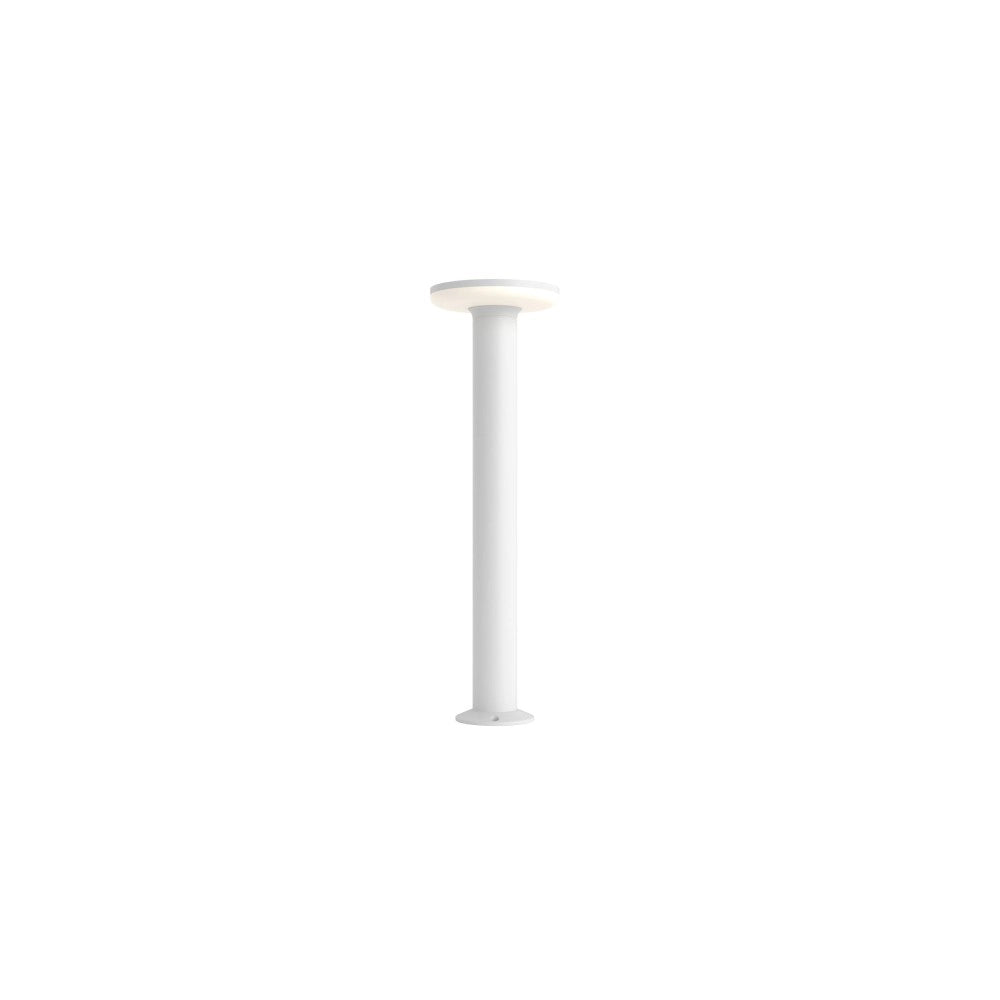 Mac Floor XL Bianca 3000K - Paletto a led da esterno in alluminio 12W IP65 h60cm - Luce verso il basso - Beneito & Faure