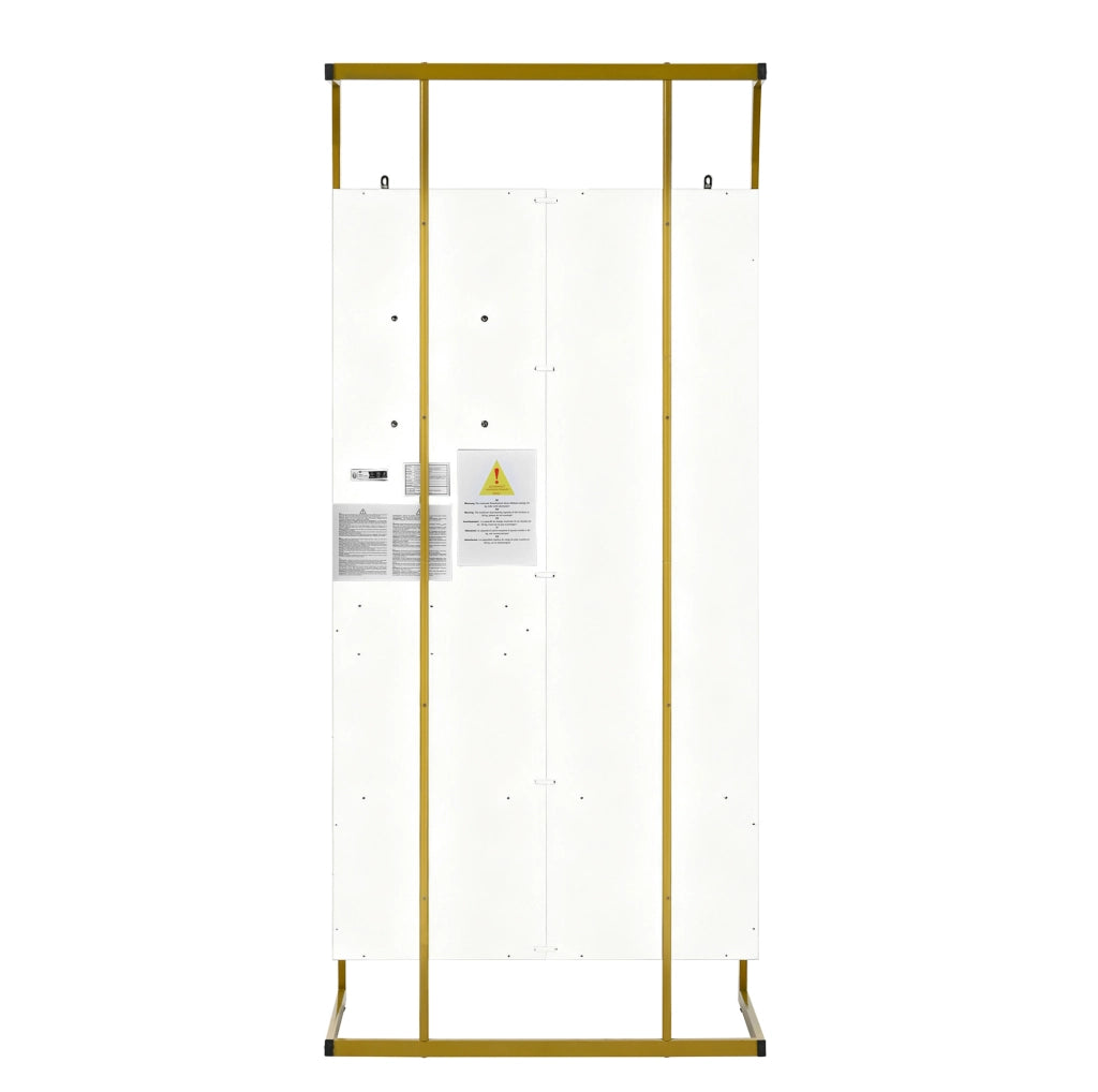 Mobile ingresso compatto con specchio; ganci e scarpiera; 78x38;5x180;5 cm; bianco in MDF