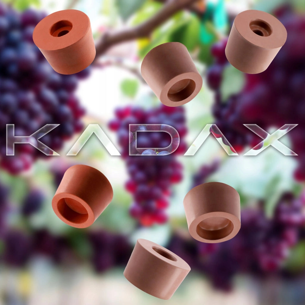 Damigiana KADAX da 15 litri per vino con cestello e tubo di sughero, set da 3 pezzi.