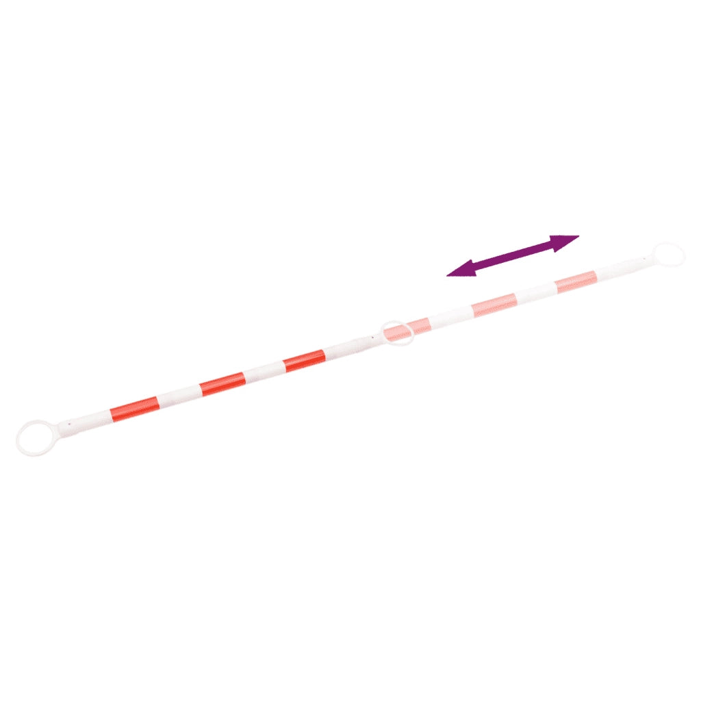 Barre Retrattili per Coni Stradali 10 pz ABS 116-197 cm 153110