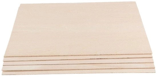 Veli di legno di balsa - DIY artigianato - 10 pezzi - 50x200mm - lavorazione del legno - ideale per la costruzione di modelli - legno naturale