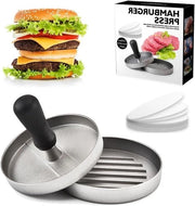 Hamburgerpers con carta da forno - ideale per BBQ - 100 fogli