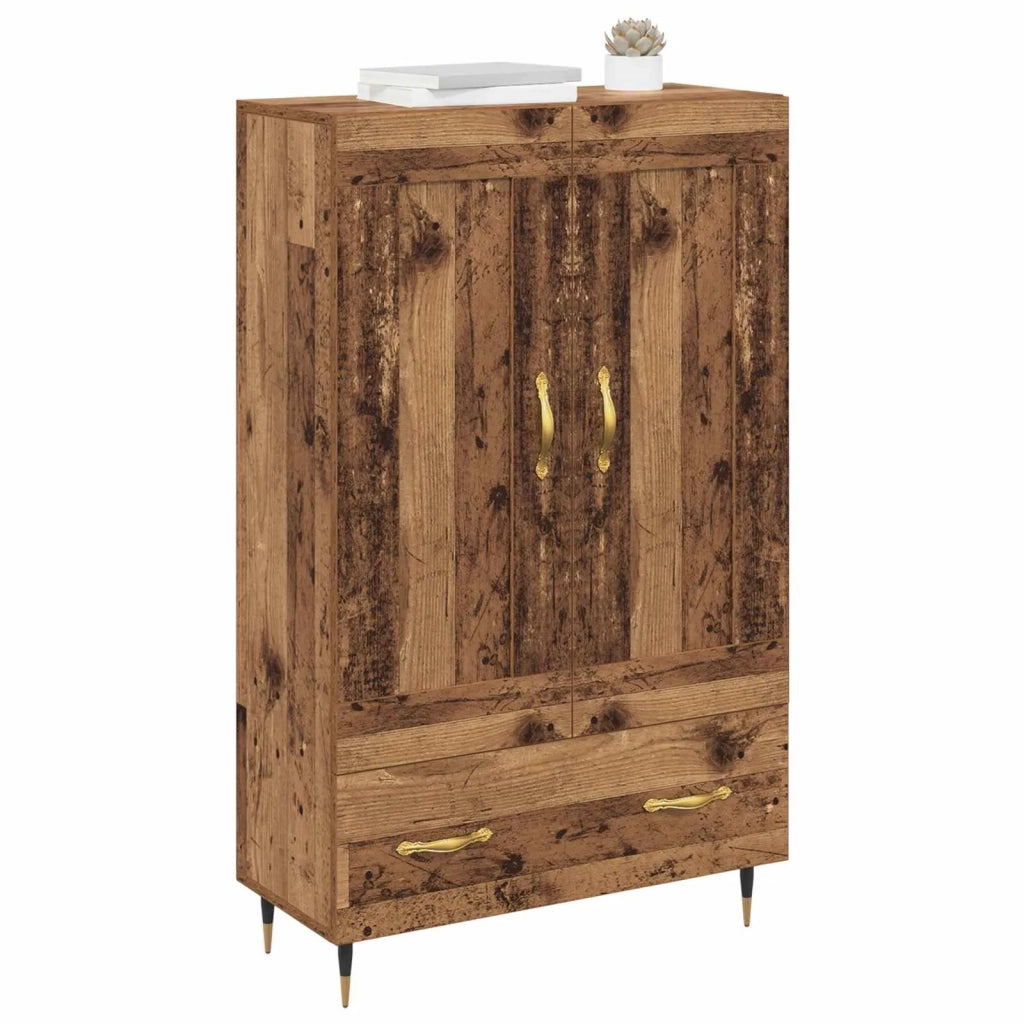 Credenza | Madia | Buffet da pranzo | Armadio da pranzo Legno vecchio 69,5 x 31 x 115 cm Legno multistrato