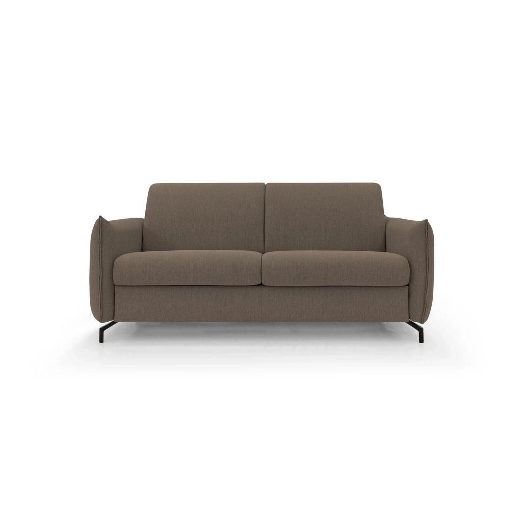 Scarlet Divano letto in tessuto misto cotone impermeabile T19 195 cm (mat.140x197) marrone