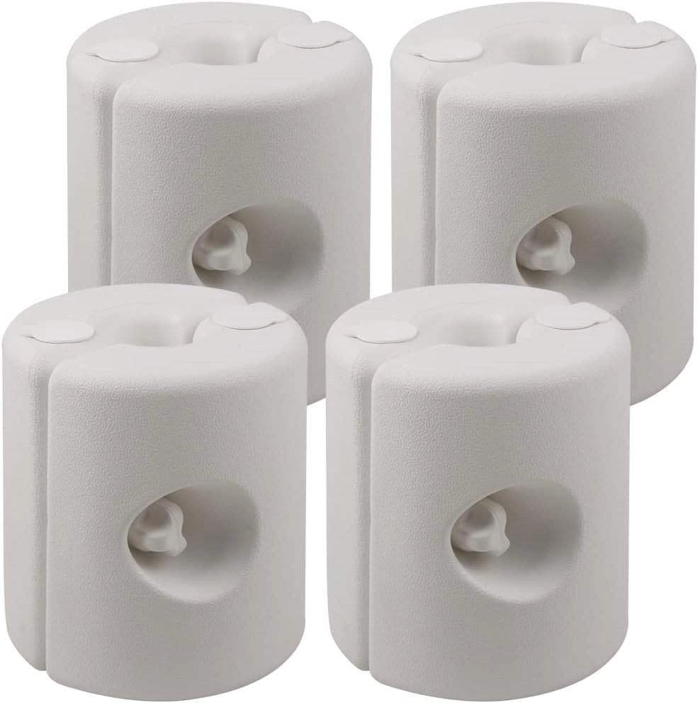 Set 4 Pesi per Gazebo Riempibili con Acqua Sabbia Piedini Tendone Esterno Padiglione Giardino