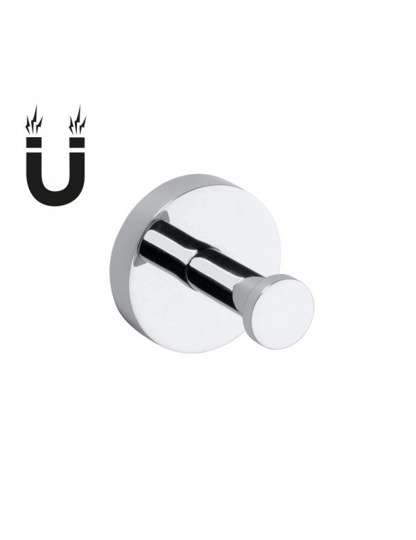 Gancio radiatore magnetico RAWELL Ø 5,4 cm in cromo