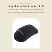 Bilancia Digitale con Display LCD - Miniaturizzata - 500g/0.01g - Acciaio Inossidabile - Funzione Tare - Portatile e Compatta