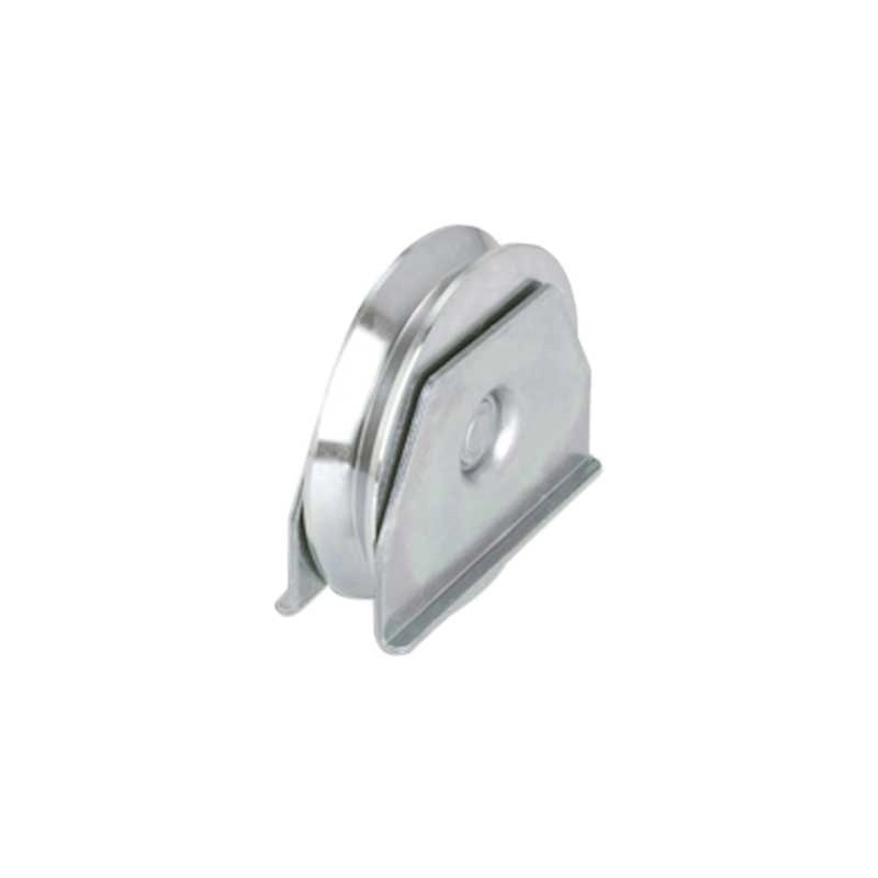 RUOTA CON SUPPORTO LATERALE PER CANCELLI GOLA Y 120 mm