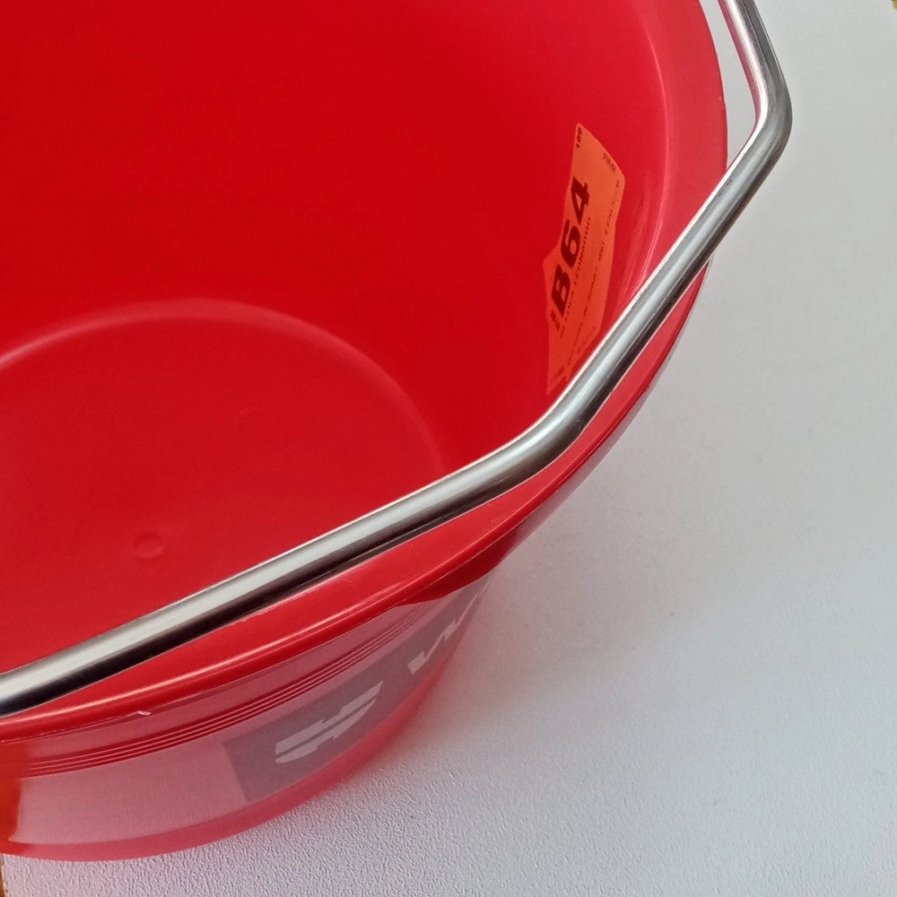 Wurth 5pz secchio per muratore extrastrong colore rosso