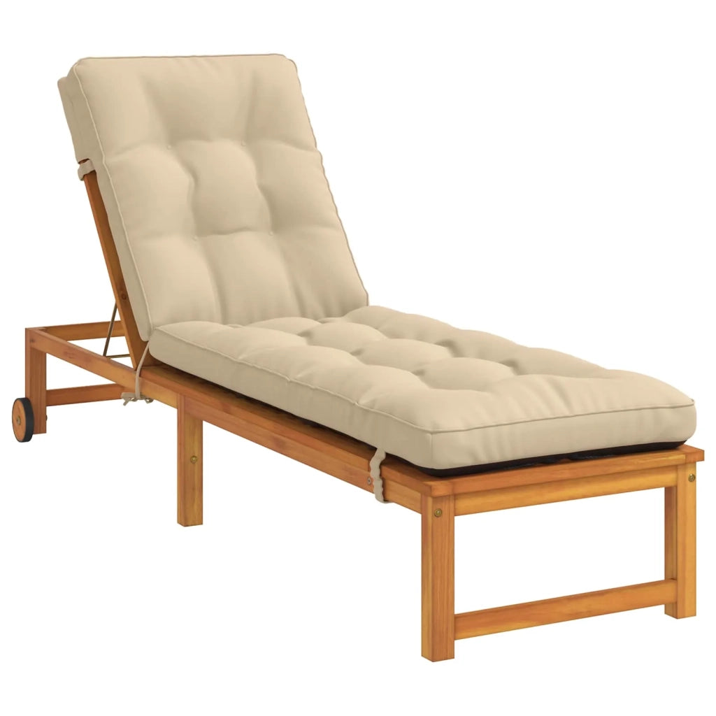 Cuscino per Lettino VIANEN 100% Poliestere Crema 953841