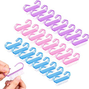 Set di 24 spazzole per unghie spazzola per unghie per piedi e unghie pulitore pedicure per uomini e donne