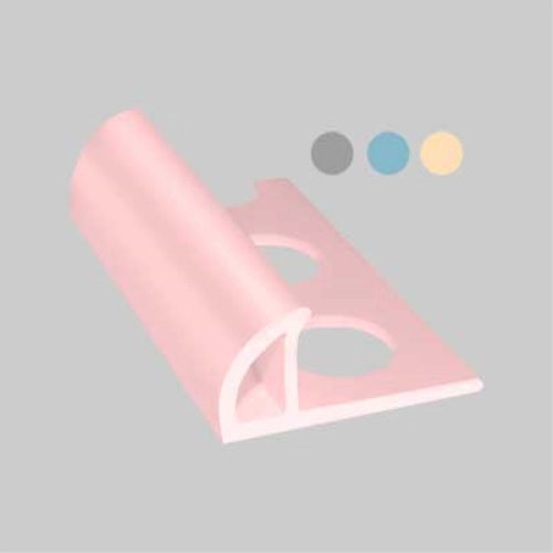 Profilo 'jolly' per rivestimenti colorato h. 10 mm - grigio - barra 2,60 mt (50 metri lineari)