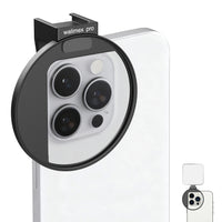 Portafiltro per smartphone, supporta filtri fotografici diffusione ND polarizzatore da 67 mm, attacco cold shoe per LED e microfono, accessorio per fotografia con cellulare