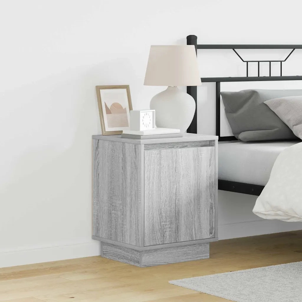 Armadio da Notte 2 pcs Grigio 39 x 34,5 x 50 cm 869605