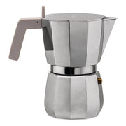 Alessi Moka Caffettiera 1 Tazza Grigia in Alluminio