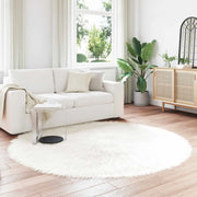Tappeto in finta TAFALLA Bianco Ø 160 cm Poliestere 42021472