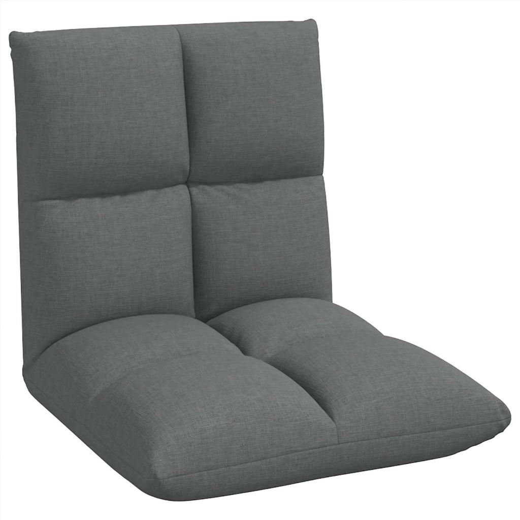 Sedia da Pavimento Grigio scuro 50 x 61 x 57 cm Tessuto 42028143