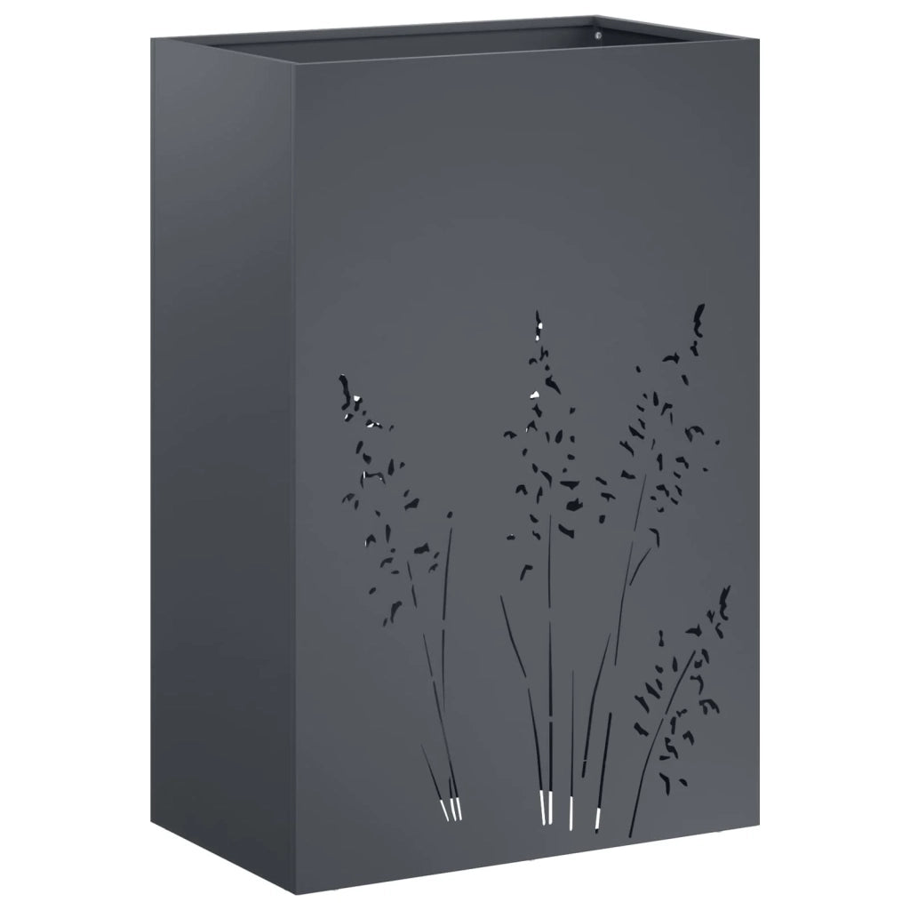 Vaso da giardino Antracite 50 x 30 x 75 cm 8005782