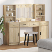 Set ComÃ² 3 Pezzi  in Legno Ingegnerizzato Rovere Sonoma