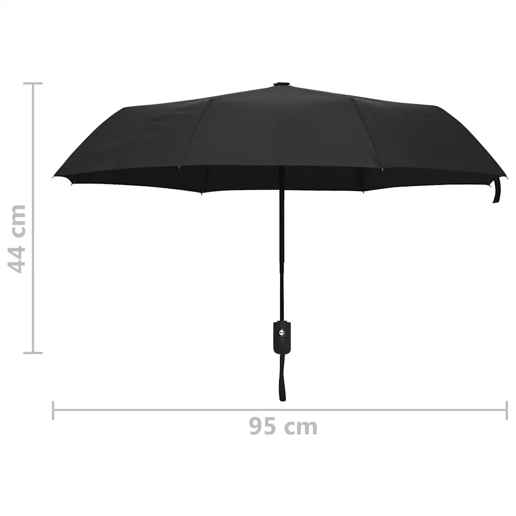 Ombrello Pieghevole Automatico Nero 95 cm CFW2329385